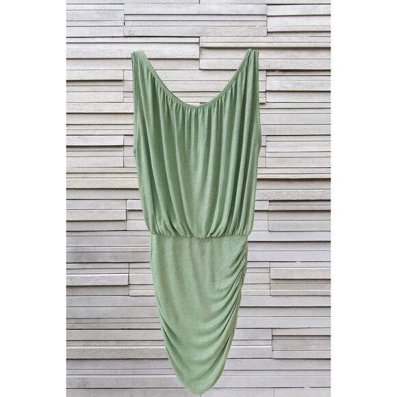 Max Studio Specialty Products Soft Green Dress Sz. L - Picture 2 of 4